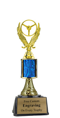 11" Winged Wheel Pedestal Trophy