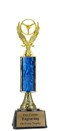 13" Winged Wheel Pedestal Trophy