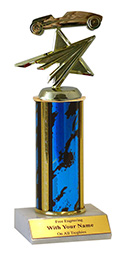 8" Pinewood Derby Star Trophy