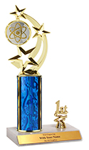 11" Science Star Spinner Trim Trophy