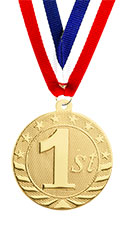 1st place medals custom