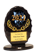 5" Oval Year 2021 Award