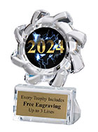Sunburst Acrylic Award - Year 2024