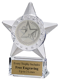 2nd Place Star Acrylic Award