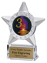 3rd Place Star Acrylic Award
