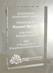 4x6 Etched Crystal Award