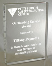 5x7 Etched Crystal Award