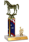 9" Arabian Horse Trim Trophy