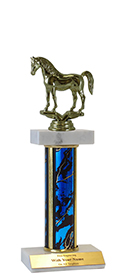 11" Arabian Horse Double Marble Trophy
