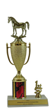 11" Arabian Horse Cup Trim Trophy