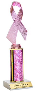 10" Pink Awareness Trophy