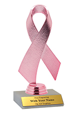 6" Pink Awareness Trophy