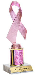 8" Pink Awareness Trophy