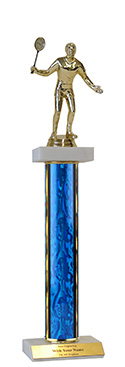 16" Badminton Double Marble Trophy