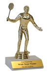 6" Badminton Trophy