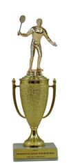 10" Badminton Cup Trophy
