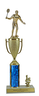 14" Badminton Cup Trim Trophy