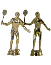 5" Badminton Figurine