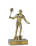 6" Badminton Economy Trophy