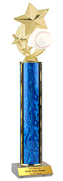 13" Baseball Spinner Trophy
