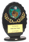 6" Oval Baseball Award