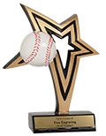7" Baseball Star Resin Award