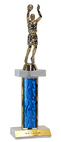 12" Basketball Double Marble Trophy