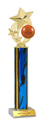 13" Basketball Spinner Trophy