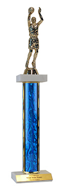 16" Basketball Double Marble Trophy