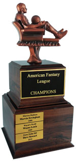 Perpetual Fantasy Basketball Player Trophy