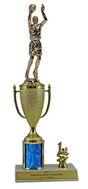 12" Basketball Cup Trim Trophy