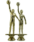 Basketball Figurine- Metal- 6 1/2"