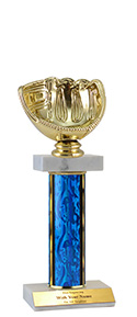 10" Baseball Glove Double Marble Trophy