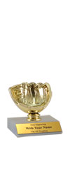 4" Baseball Glove Trophy