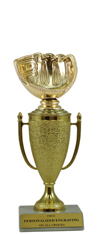 8" Baseball Glove Cup Trophy