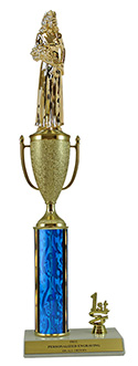 16" Beauty Queen Cup Trim Trophy