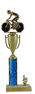 15" Bicycle Cup Trim Trophy