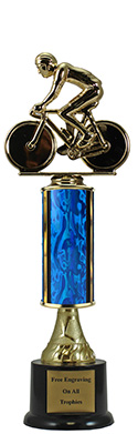 12" Bicycle Pedestal Trophy
