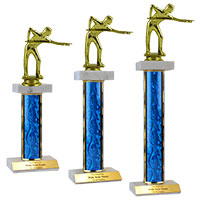 Billiards Double Marble Trophies