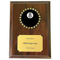 Billiards Plaque Trophies