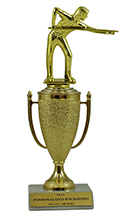 10" Billiards Cup Trophy