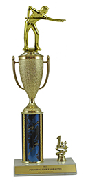 14" Billiards Cup Trim Trophy