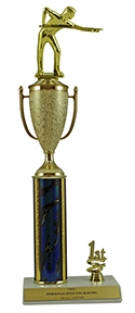 16" Billiards Cup Trim Trophy