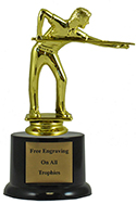 7" Pedestal Billiards Trophy