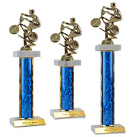 BMX Double Marble Trophies