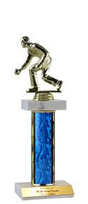 11" Bocce Ball Double Marble Trophy