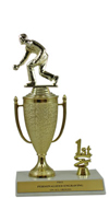 9" Bocce Ball Cup Trim Trophy