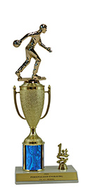 12" Bowling Cup Trim Trophy