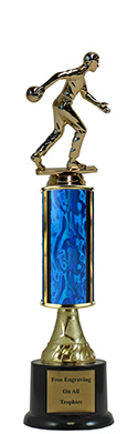 13" Bowling Pedestal Trophy