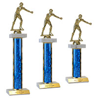 Boxing Double Marble Trophies